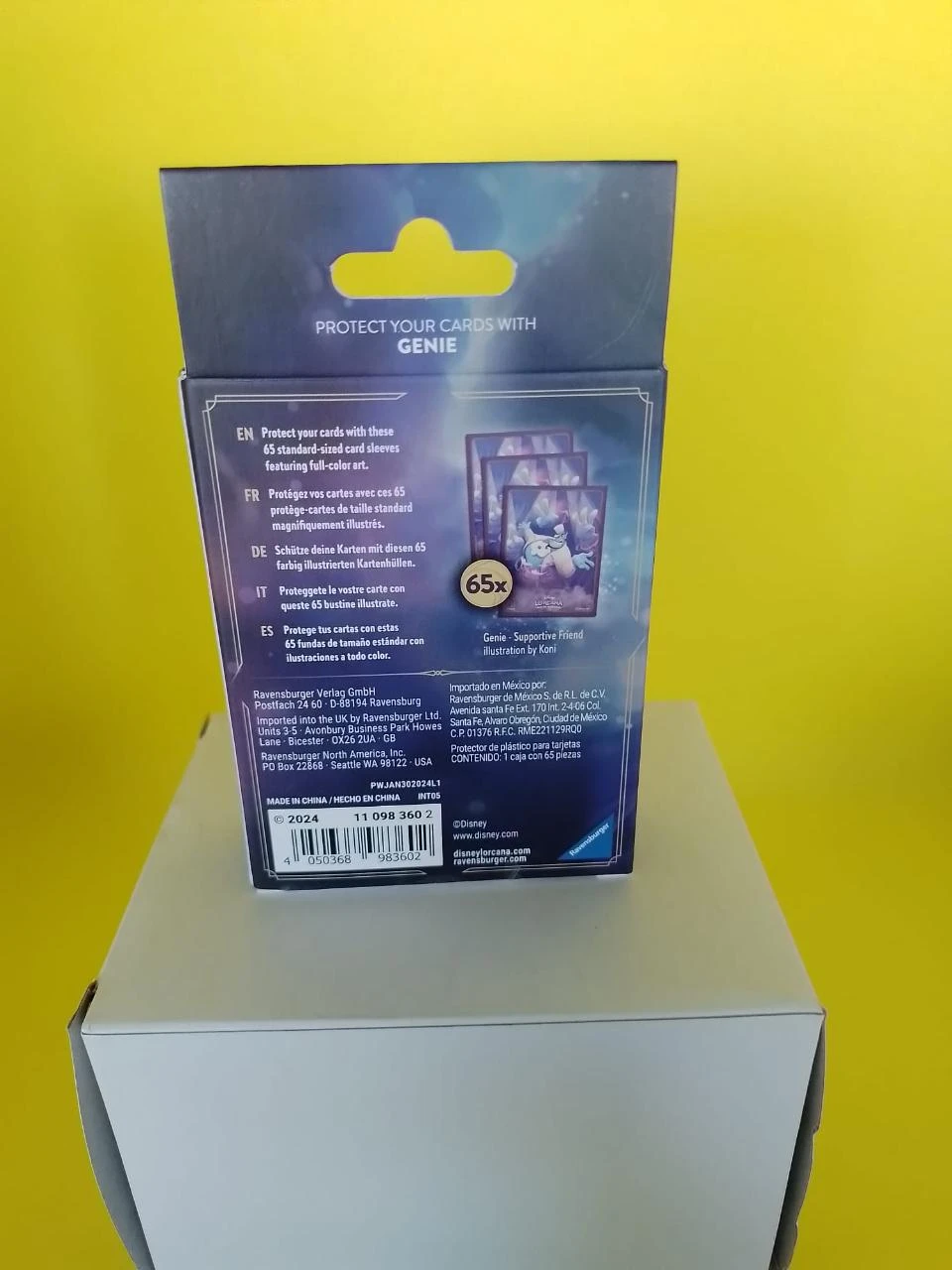 Protetores de cartas Disney Lorcana, 65 unidades, Branca de Neve e o Gênio – photo 8